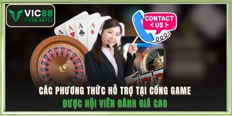 Các phương thức hỗ trợ tại cổng game được hội viên đánh giá cao 