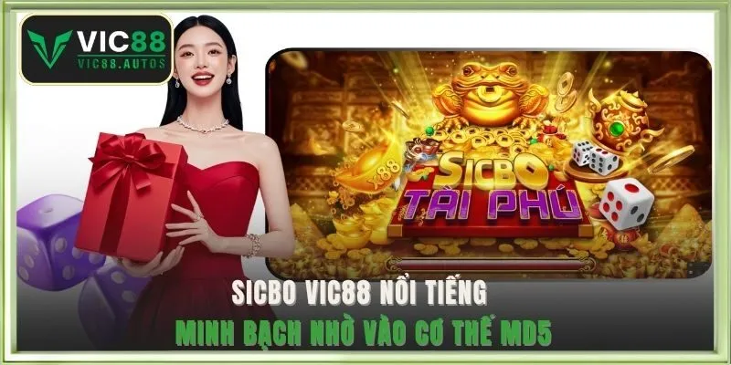 Sicbo VIC88 nổi tiếng minh bạch nhờ vào cơ thế MD5